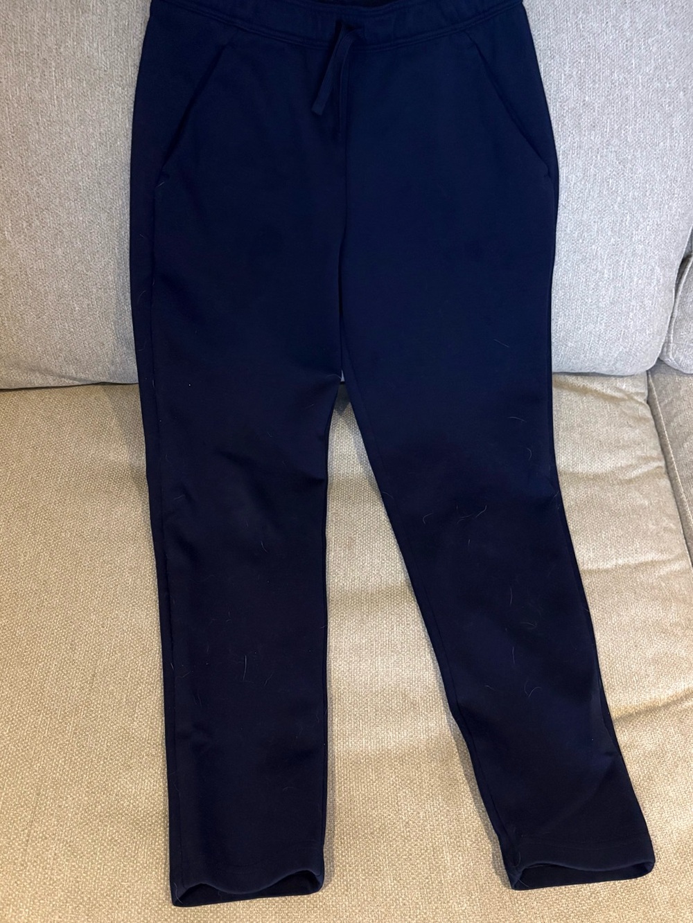 Kids Navy Jogger Sweatpants with Drawstring Waist
